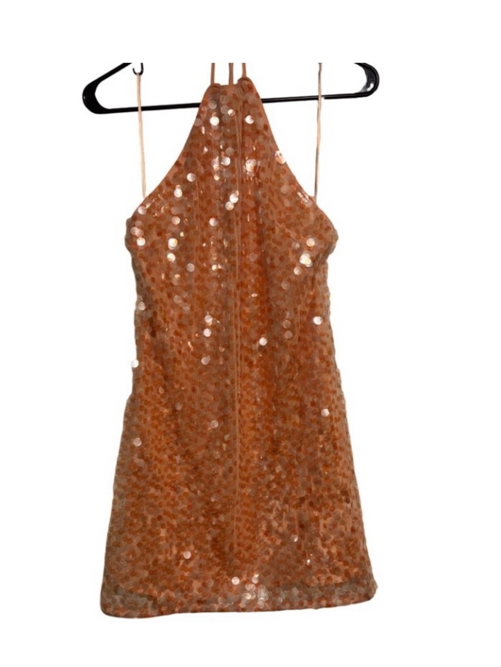 Toccin Sequin Micky halter dress NWT gorgeous